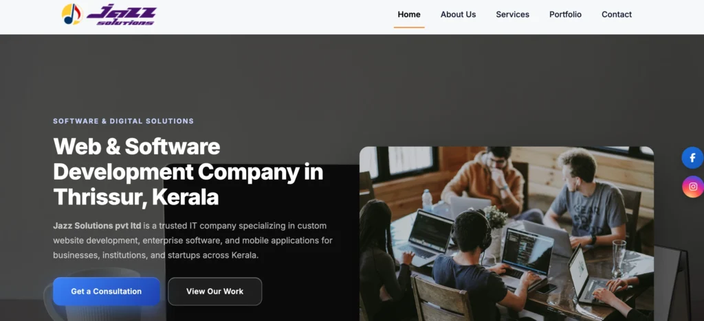 IT Company in Thrissur - Jazz Solutions Pvt. Ltd. 