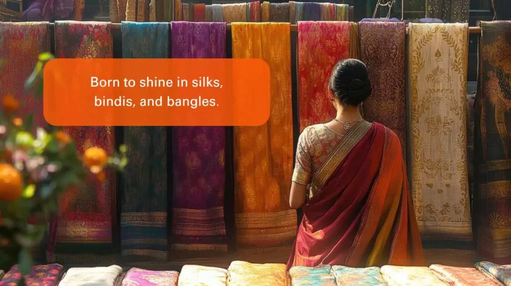 Saree Captions for Instagram - Traditional