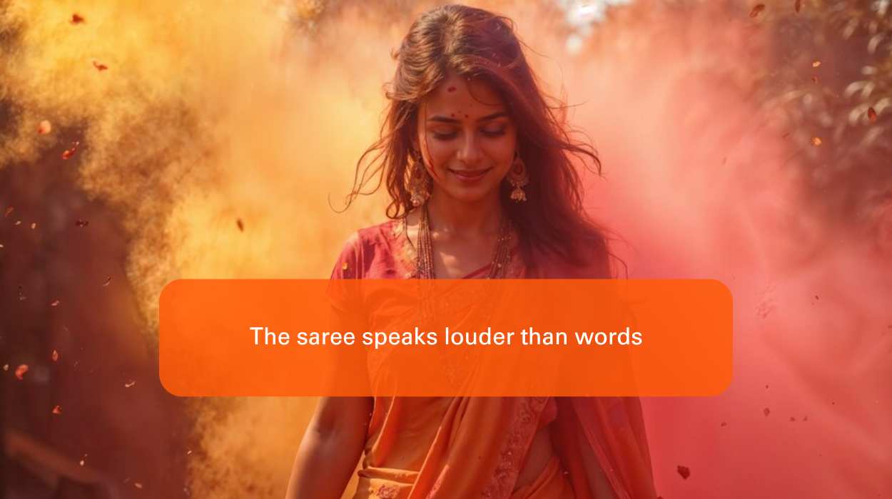 Saree Captions for Instagram