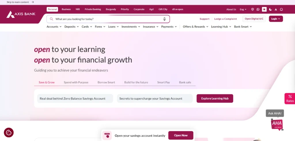 Axis Bank - Finance Company in Mumbai