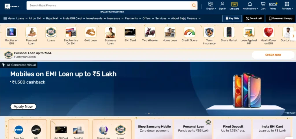 Bajaj Finserv - Finance Company in Mumbai