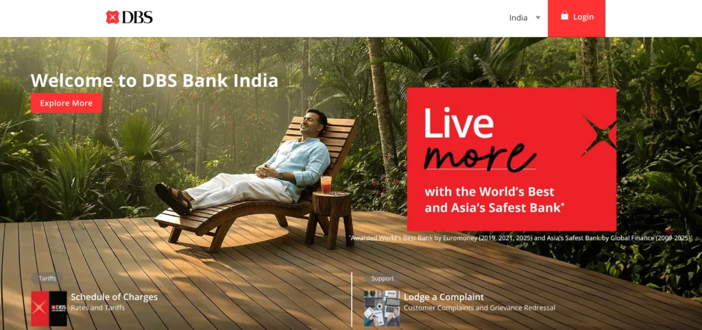 Finance Company in Hyderabad - DBS Bank India