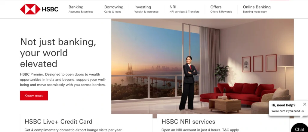 Finance Company in Hyderabad - HSBC