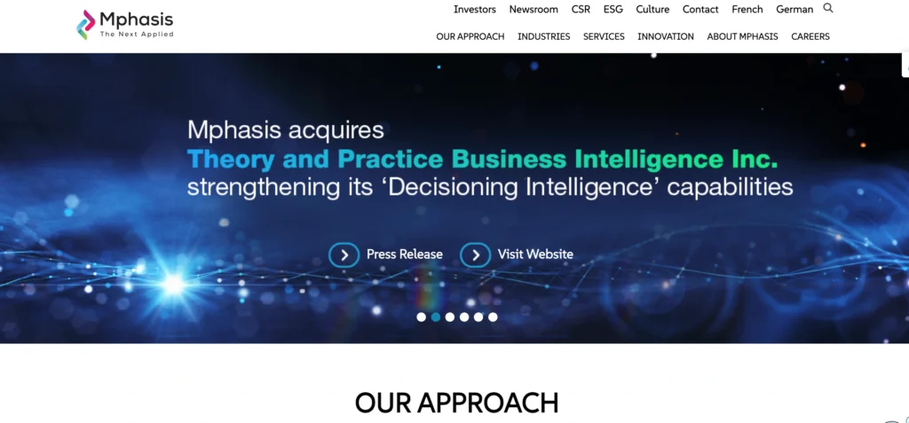 IT Company in Mangalore - Mphasis