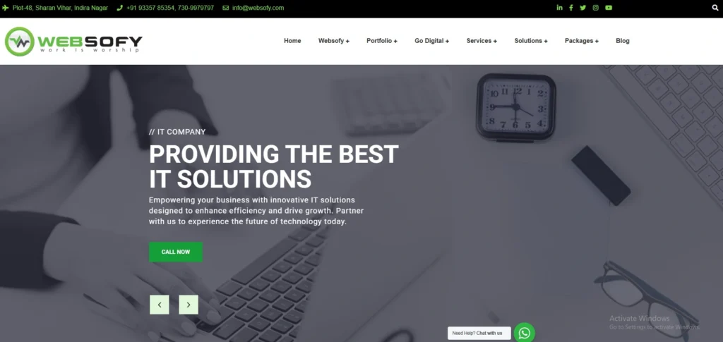 IT Company in Lucknow- Websofy Software Private Limited