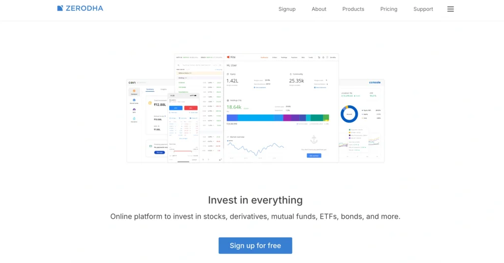 Finance Company in Bangalore - Zerodha
