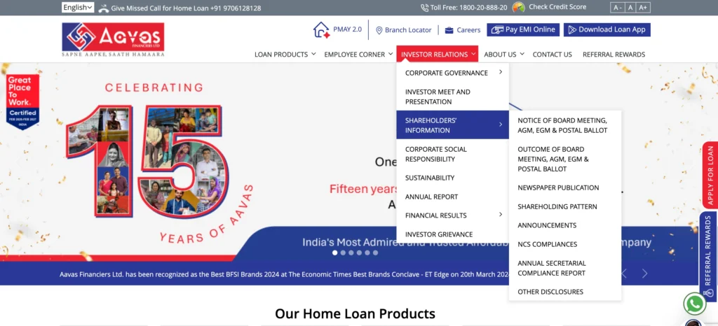 Finance Company in Jaipur - Aavas Financiers Limited
