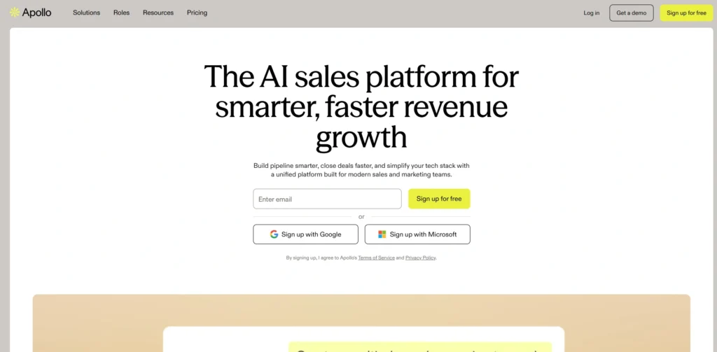 Cold Email Outreach Tools-A​pollo.io
