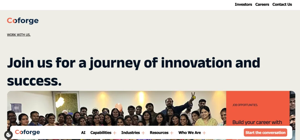 IT Company in Delhi - Coforge