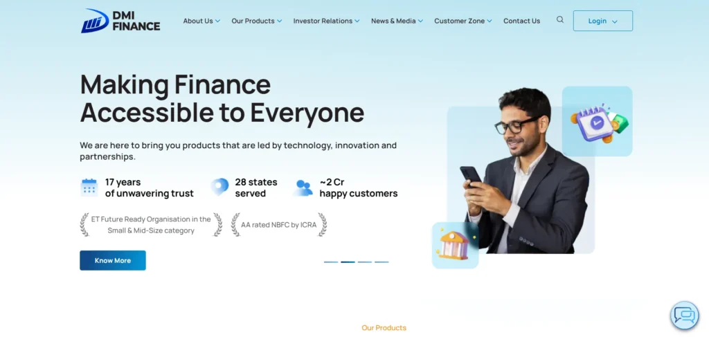 Finance Company in Delhi-DMI Finance Private Limited