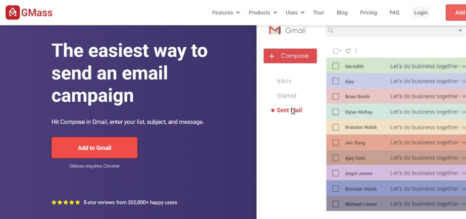 Cold Email Outreach Tool - GMass
