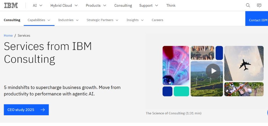 Website Development Company In The USA - IBM Global Services