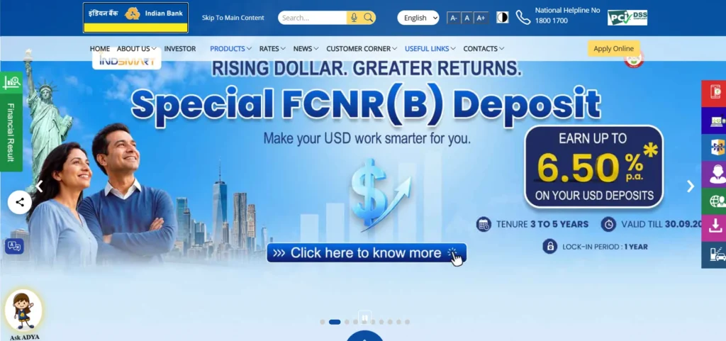 Finance Company in Chennai -Indian Bank