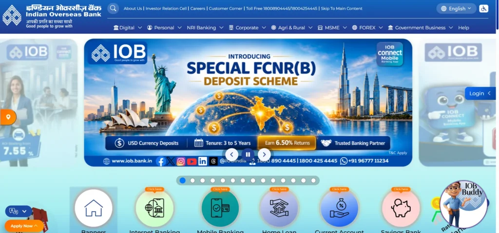 Finance Company in Chennai - Indian Overseas Bank (IOB)
