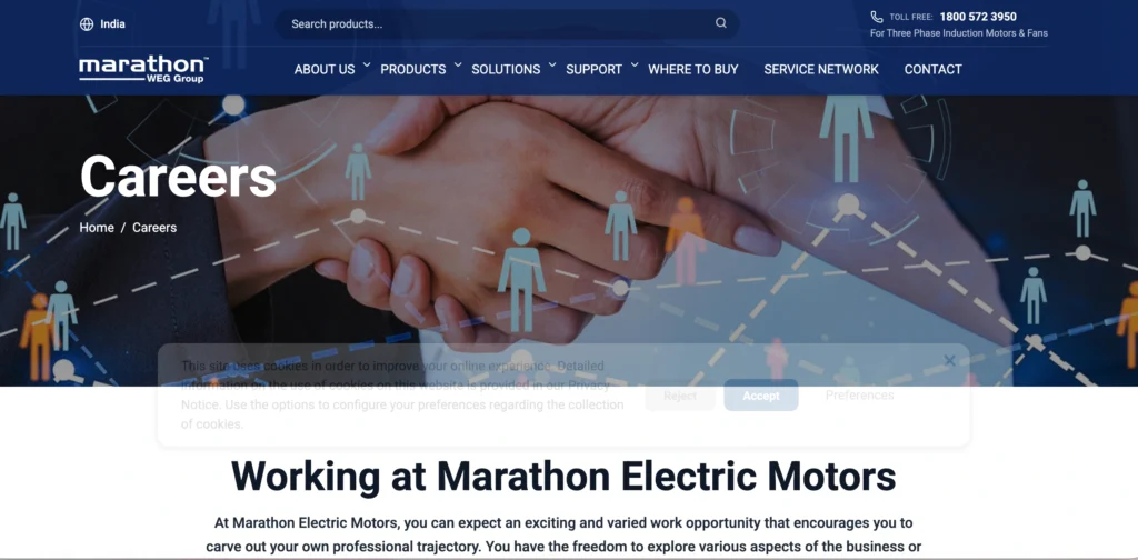 MNC Company in Faridabad - Marathon Electric India