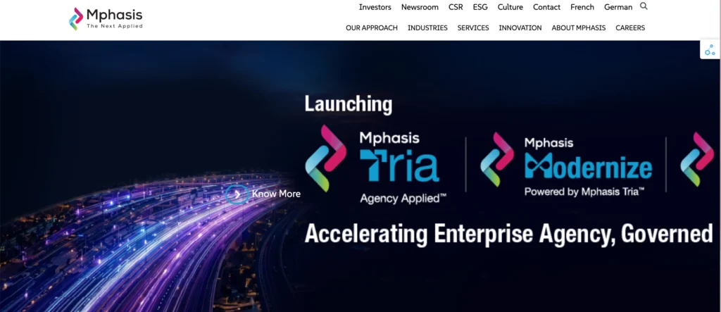  MNC Company in Ahmedabad - Mphasis