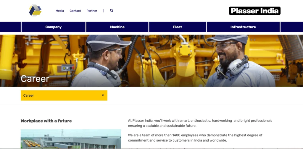 MNC Company in Faridabad - Plasser India