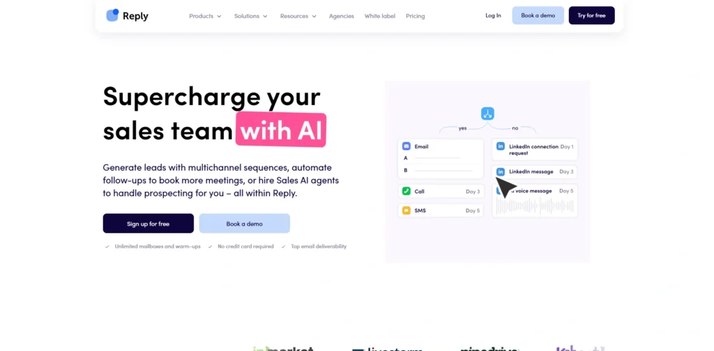 Cold Email Outreach Tools-Reply.io 