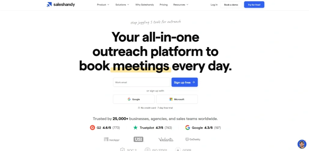 Cold Email Outreach Tools-‌Saleshandy 