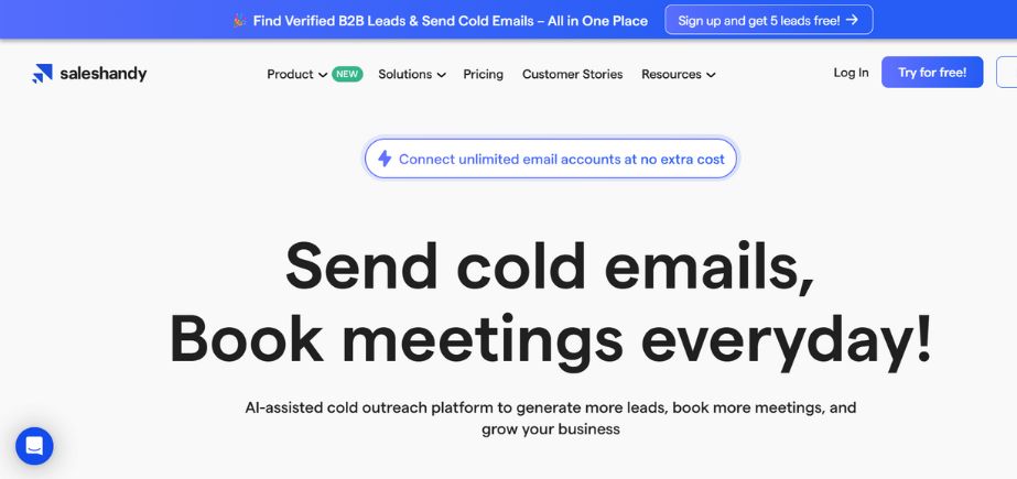 Cold Email Outreach Tool - Saleshandy