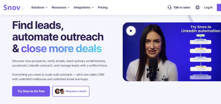 Cold Email Outreach Tool - Snov.io