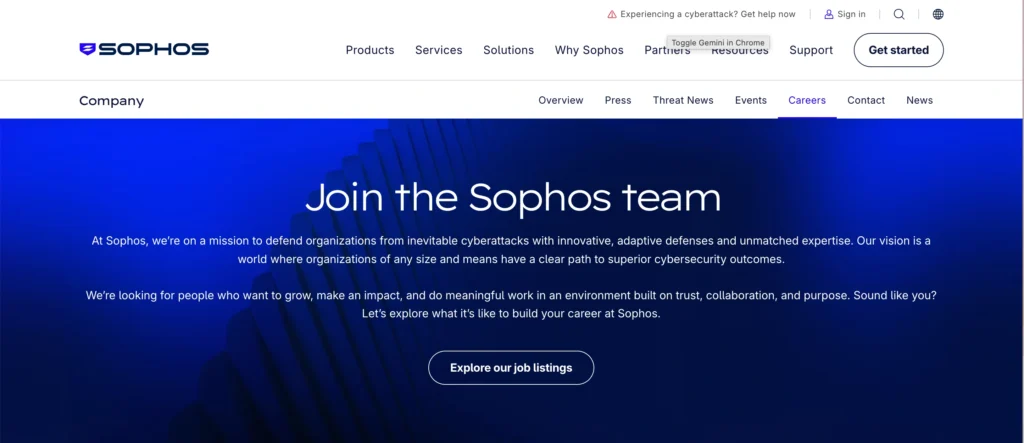 MNC Company in Ahmedabad - Sophos