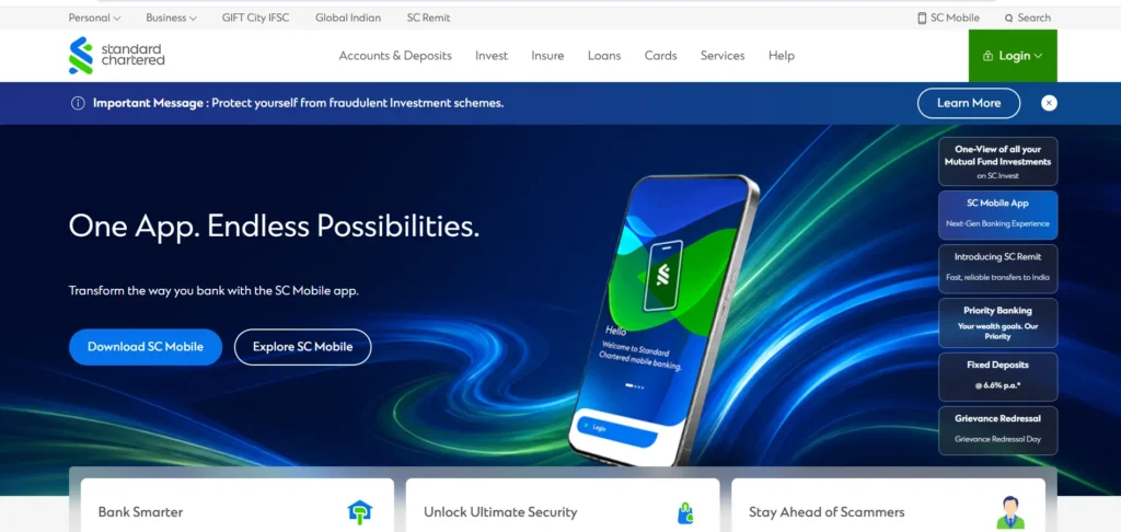 Finance Company in Chennai - Standard Chartered Global Business Services (GBS)
