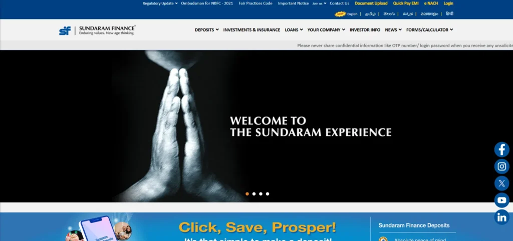 Finance Company in Chennai -Sundaram Finance Limited