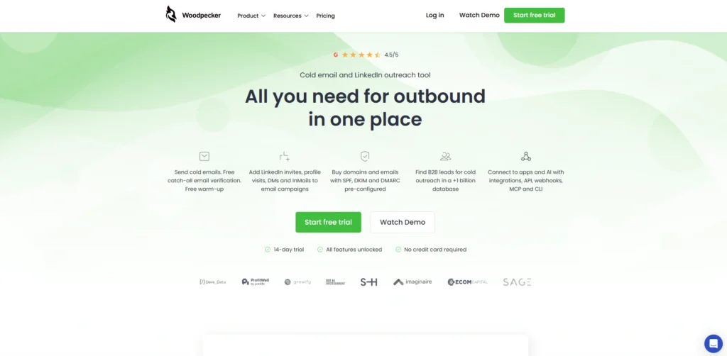 Cold Email Outreach Tools-‌Woodp‌ecker