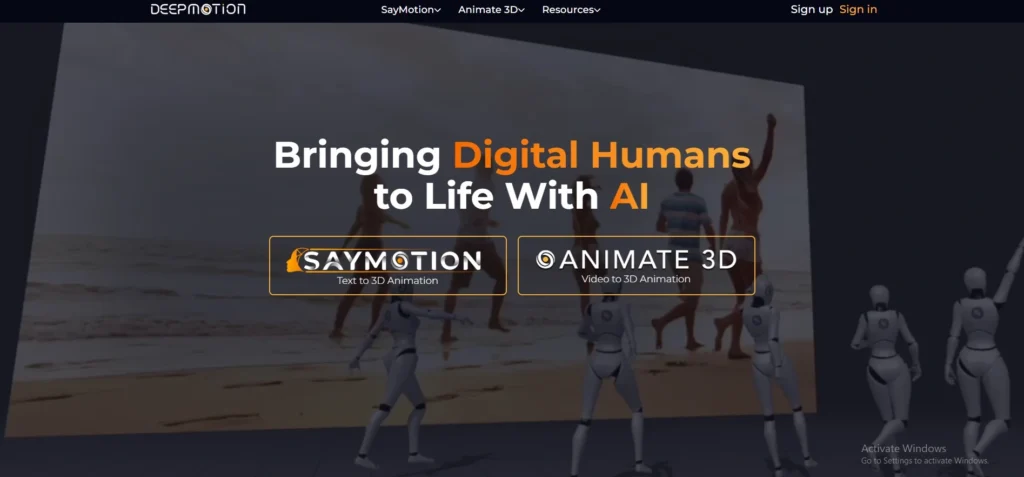 AI‌ Tool for Game Developers-DeepMotion​