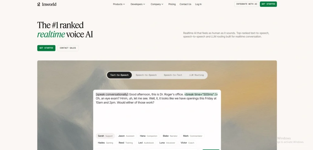 AI‌ Tool for Game Developers- Inworld AI