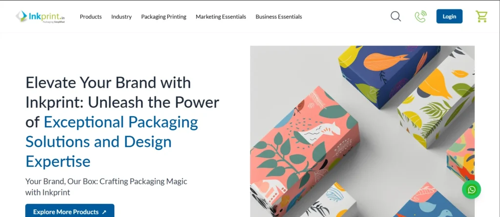 Print on Demand Website – Inkprint


