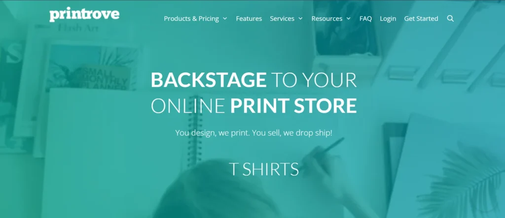 Print on Demand Website – Printrove

