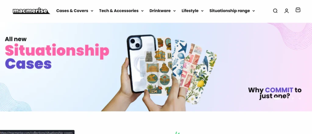Print on Demand Website – Macmerise


