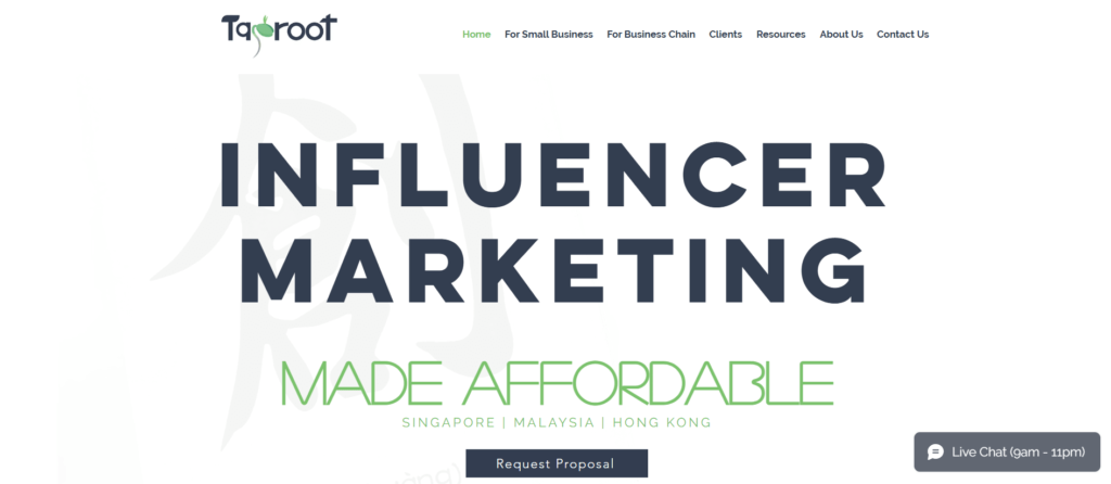Influencer Marketing Agency – Taproot