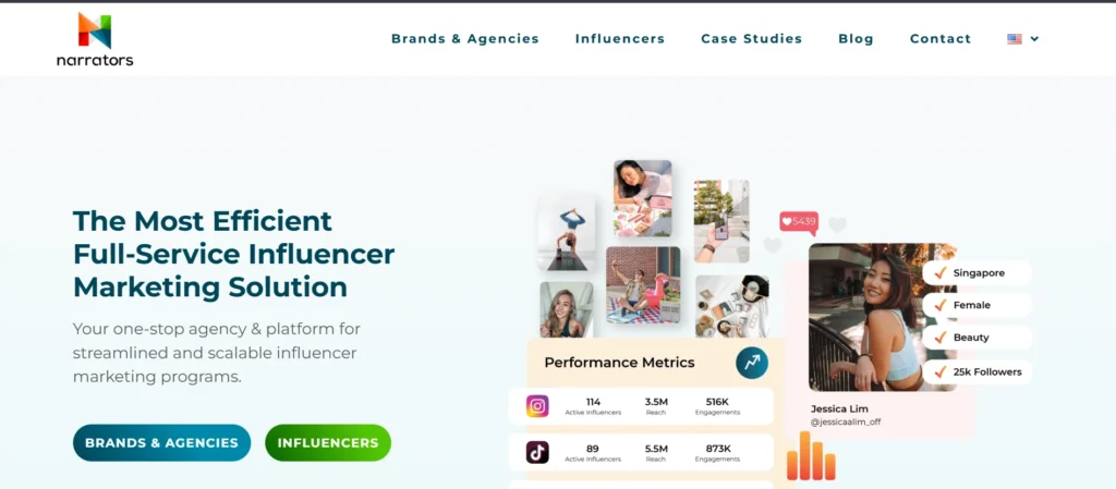 Influencer Marketing Agency – Narrators