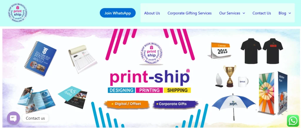 Print on Demand Website – Printship

