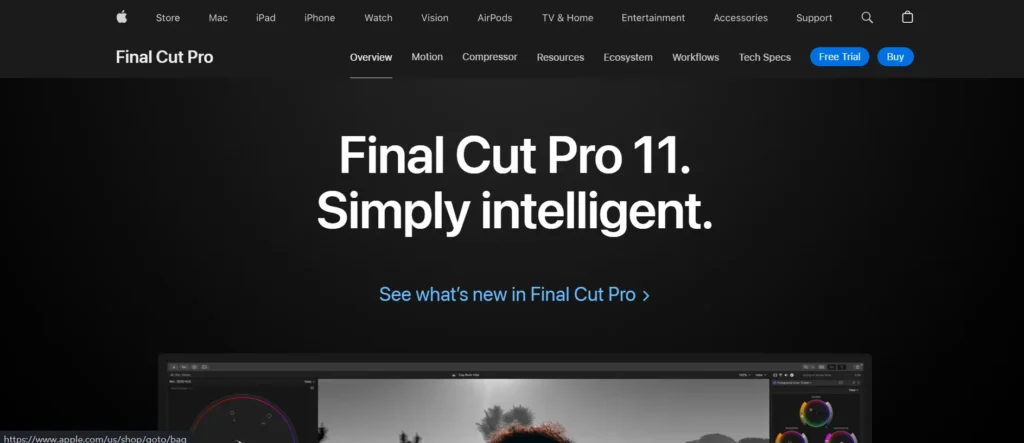 Video Editing Software - Final Cut Pro
