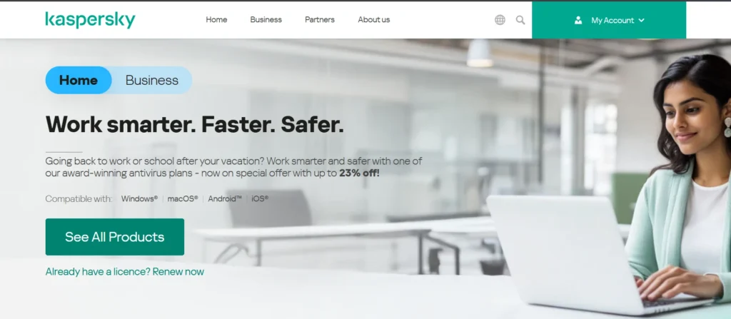 Malware removal tool – Kaspersky Anti-Virus