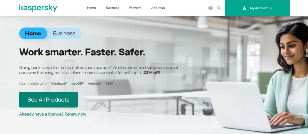 Antivirus Software - Kaspersky Internet Security
