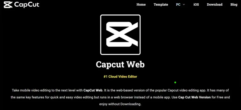 Video Editing Software - CapCut
