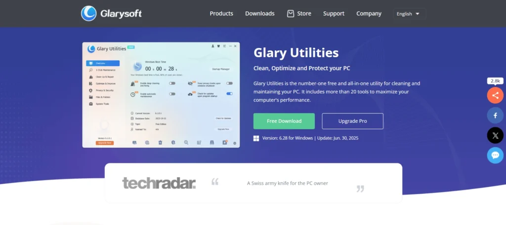 PC Cleaner – Glary Utilities Pro