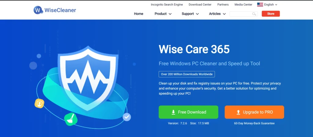 PC Cleaner – Wise Care 365