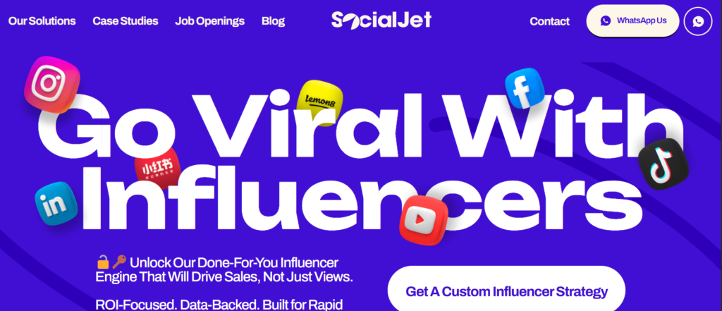 Influencer Marketing Agency – Social Jet