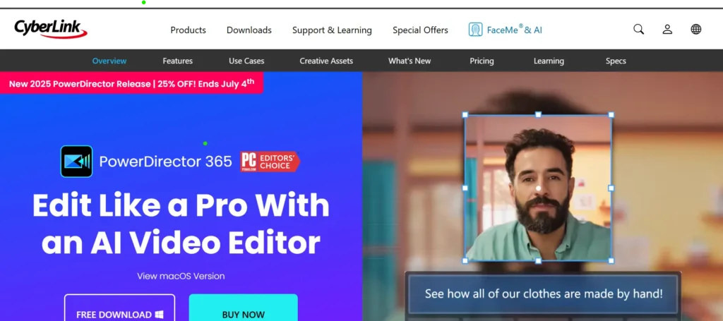Video Editing Software - CyberLink PowerDirector 365

