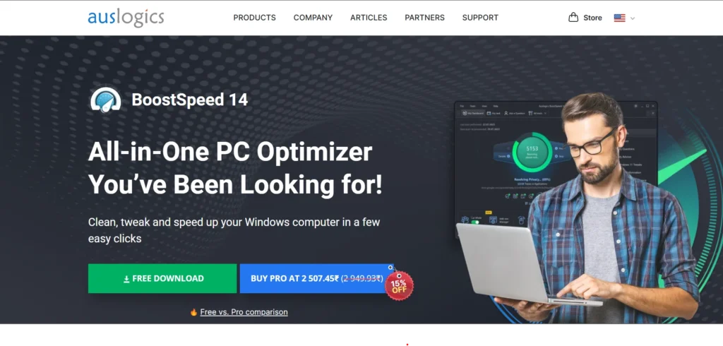 PC Cleaner – Auslogics BoostSpeed