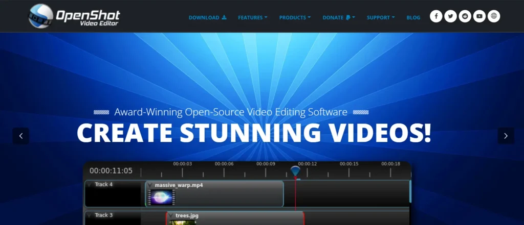 Video Editing Software - OpenShot
