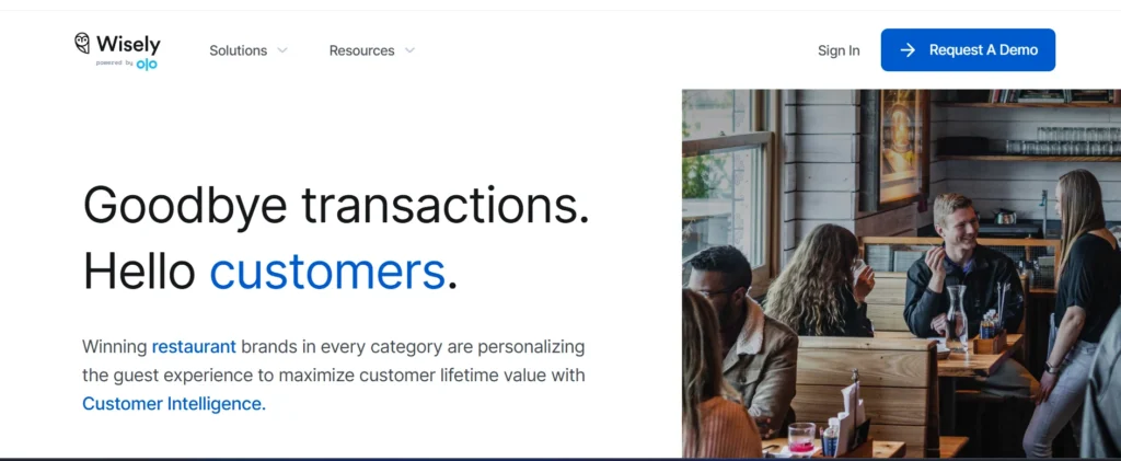 restaurant reservation software - Wisely
