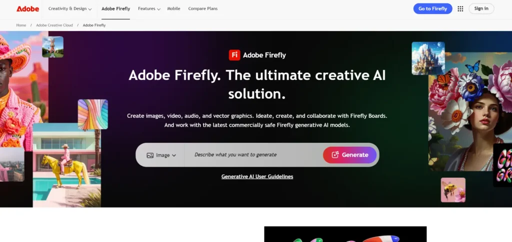 ai image generator - Adobe Firefly