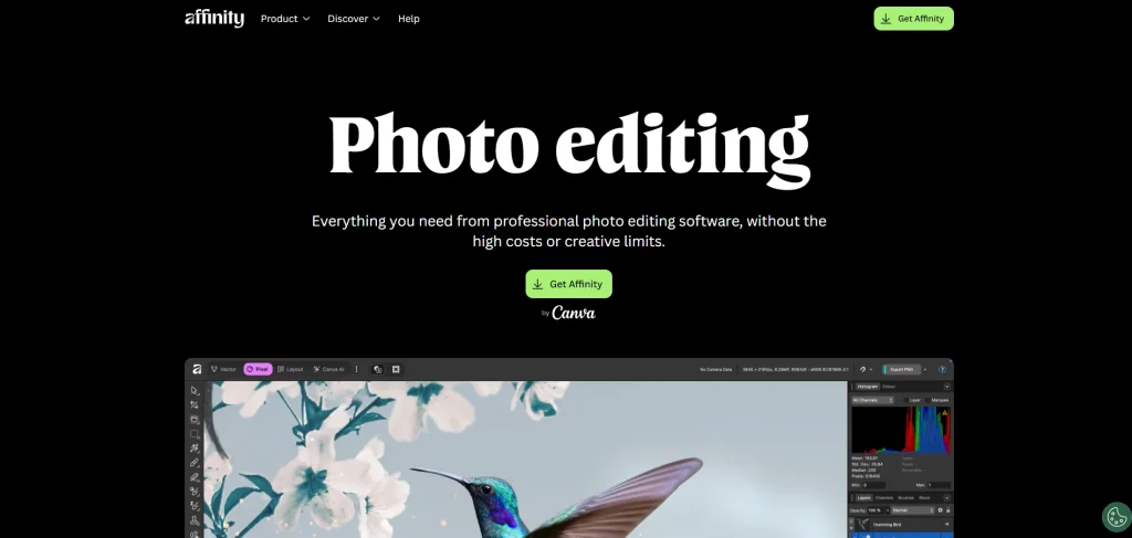 Photo Editing Software- Affinity Photo